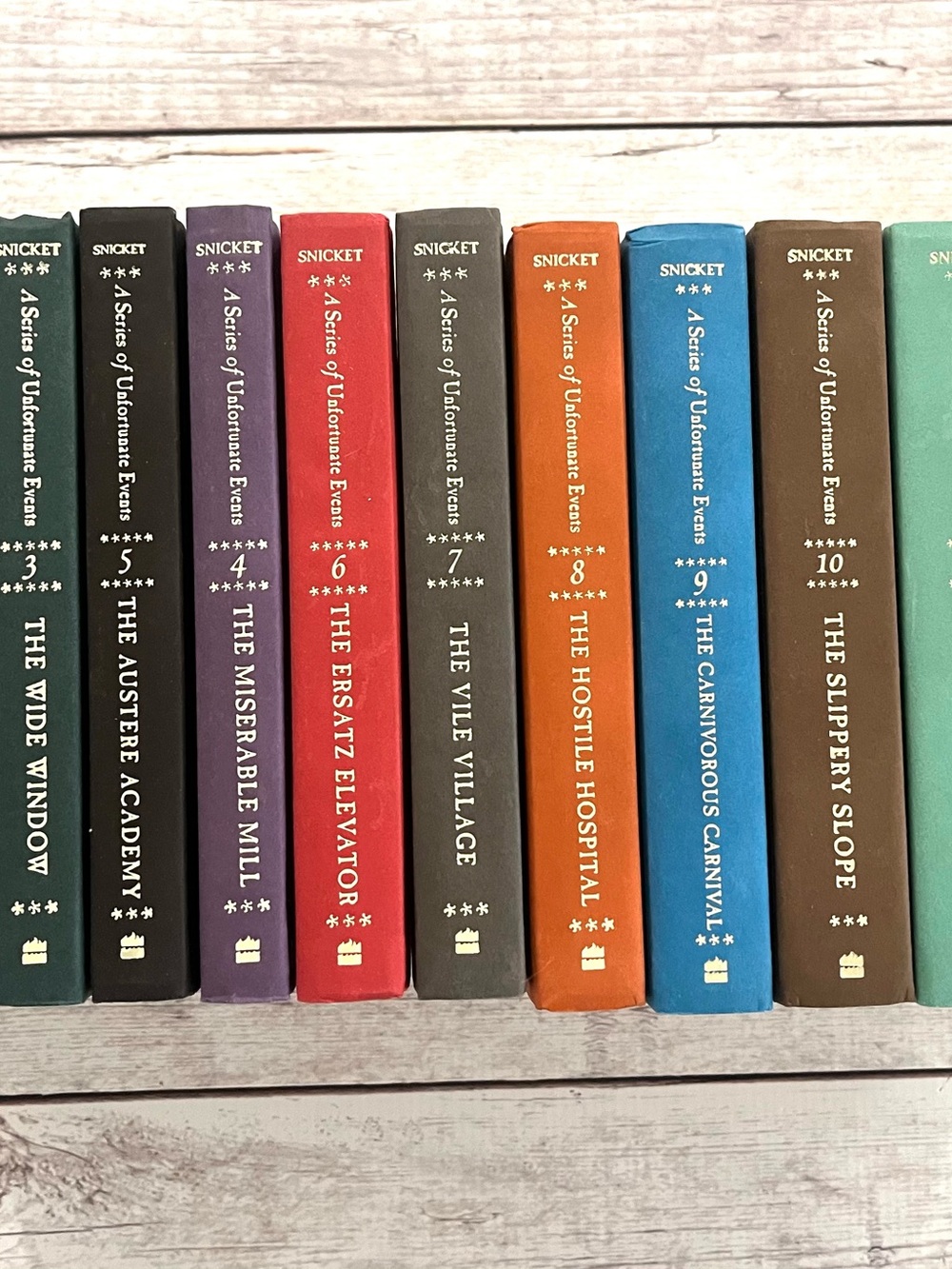Lemony Snicket’s A Series of Unfortunate Events Hardcover Book Set